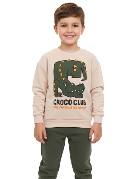 TRAX Παιδική Φόρμα για αγόρια 1-6 ετών #48910 Μπεζ