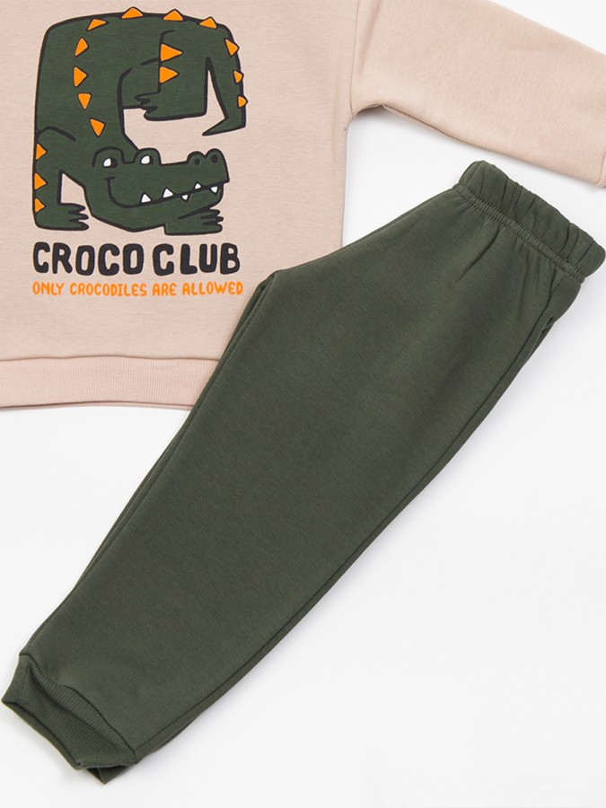 TRAX Παιδική Φόρμα για αγόρια 1-6 ετών #48910 Μπεζ