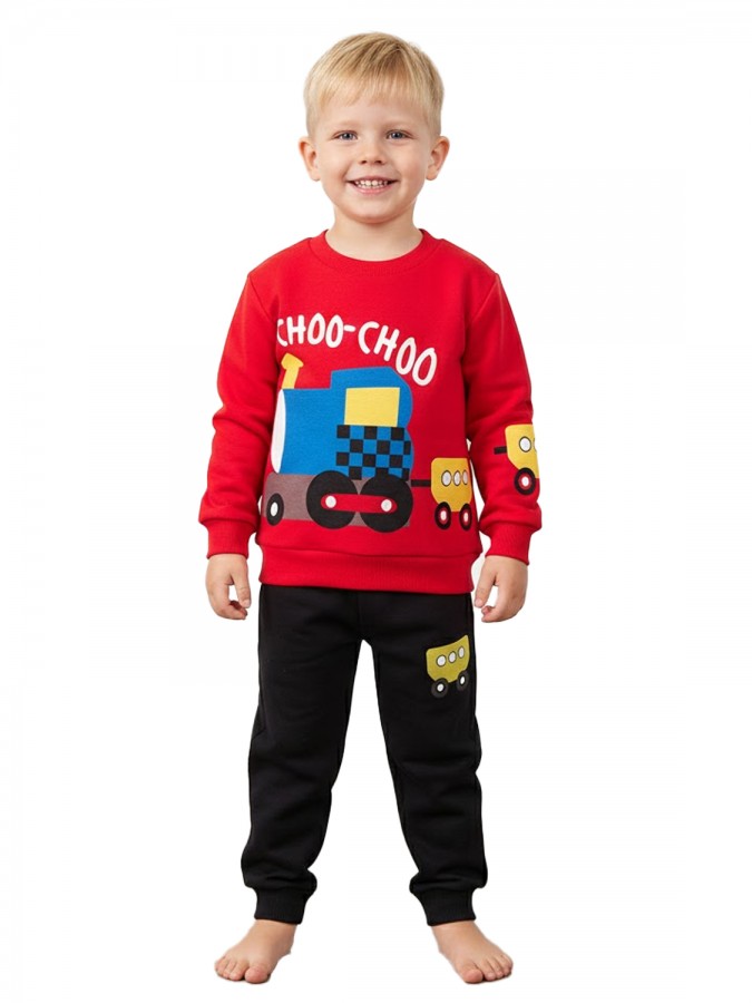 TRAX Παιδική Φόρμα για αγόρι 1-6 ετών #48917 Κόκκινο TRAX Παιδική Φόρμα για αγόρι 1-6 ετών #48917 Κόκκινο