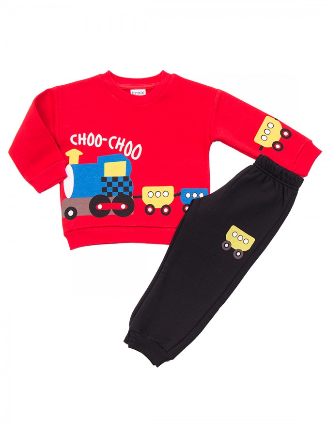 TRAX Παιδική Φόρμα για αγόρι 1-6 ετών #48917 Κόκκινο TRAX Παιδική Φόρμα για αγόρι 1-6 ετών #48917 Κόκκινο
