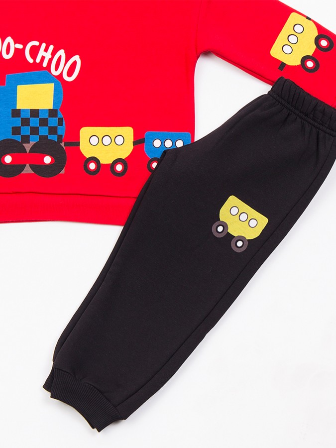 TRAX Παιδική Φόρμα για αγόρι 1-6 ετών #48917 Κόκκινο TRAX Παιδική Φόρμα για αγόρι 1-6 ετών #48917 Κόκκινο