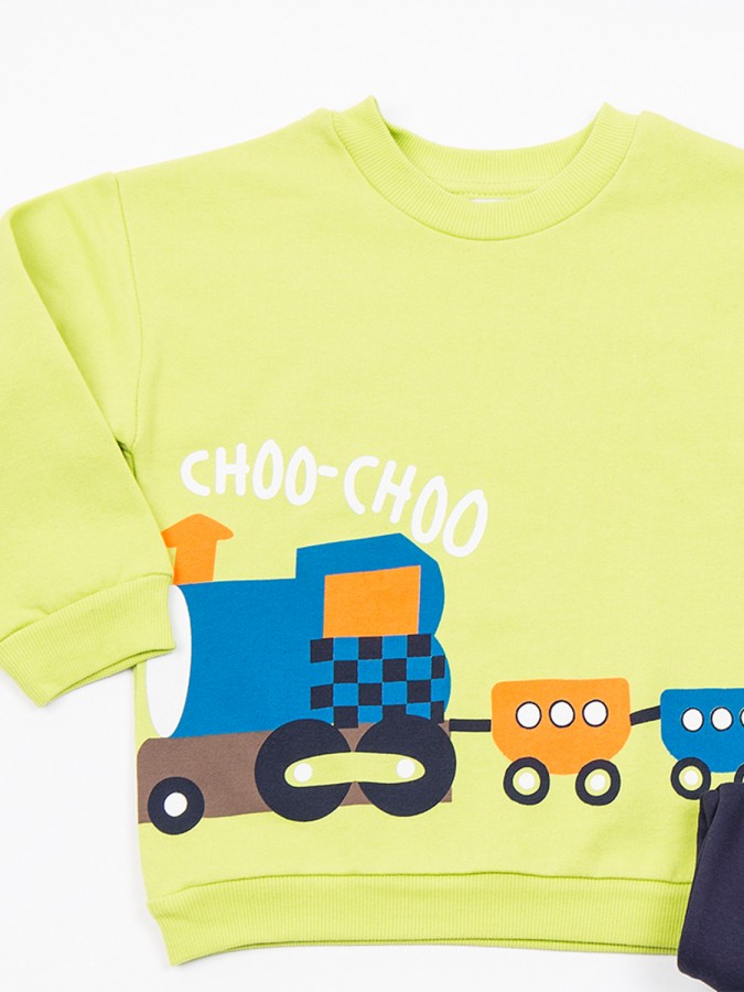 TRAX Παιδική Φόρμα για αγόρι 1-6 ετών #48917 Celery