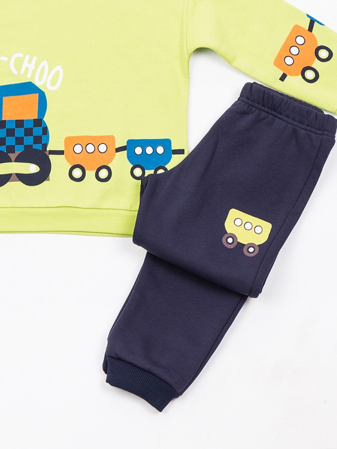 TRAX Παιδική Φόρμα για αγόρι 1-6 ετών #48917 Celery