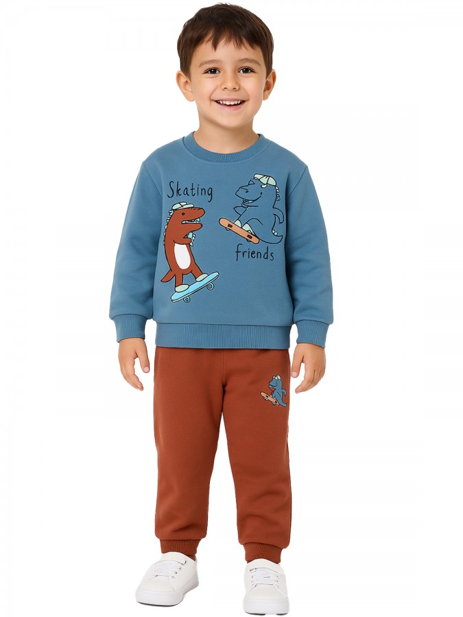 TRAX Παιδική Φόρμα για αγόρια 1-6 ετών #48918 Μέντα