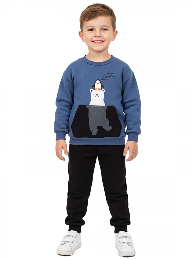 TRAX Παιδική Φόρμα για αγόρια 1-6 ετών #48925 Ίντιγκο TRAX Παιδική Φόρμα για αγόρια 1-6 ετών #48925 Ίντιγκο