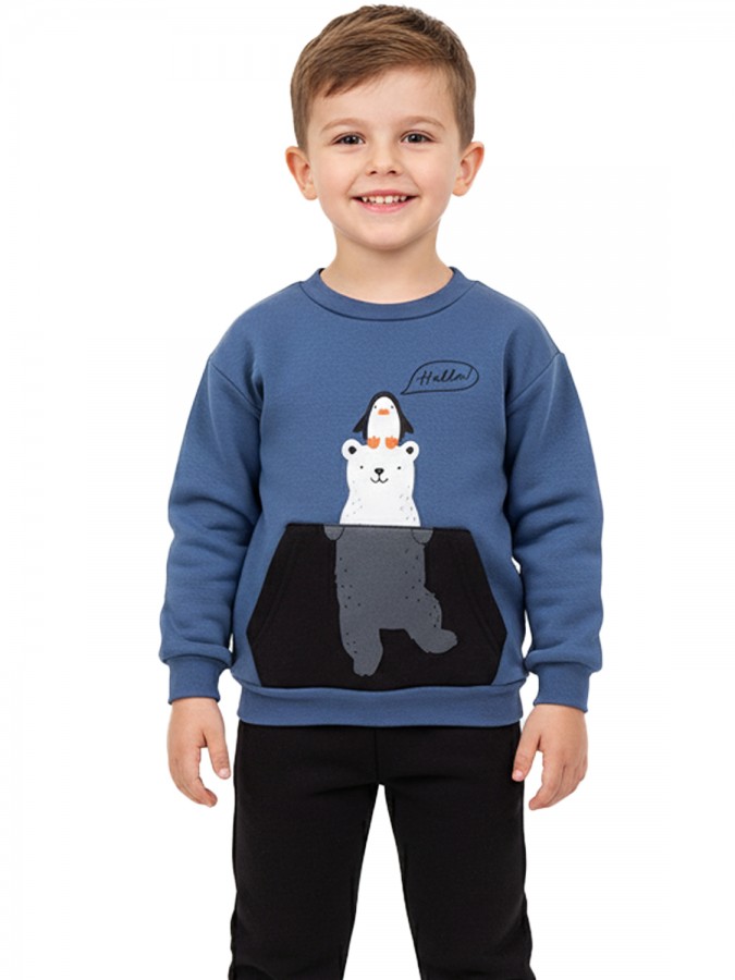 TRAX Παιδική Φόρμα για αγόρια 1-6 ετών #48925 Ίντιγκο TRAX Παιδική Φόρμα για αγόρια 1-6 ετών #48925 Ίντιγκο