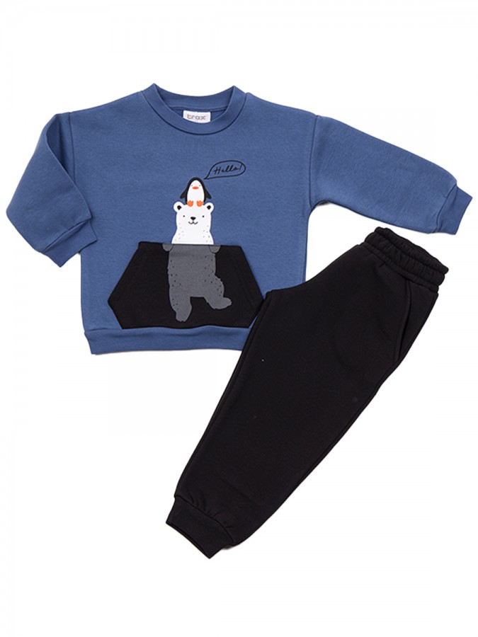 TRAX Παιδική Φόρμα για αγόρια 1-6 ετών #48925 Ίντιγκο TRAX Παιδική Φόρμα για αγόρια 1-6 ετών #48925 Ίντιγκο