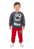TRAX Παιδική Φόρμα για αγόρια 1-6 ετών #48926 Ανθρακί