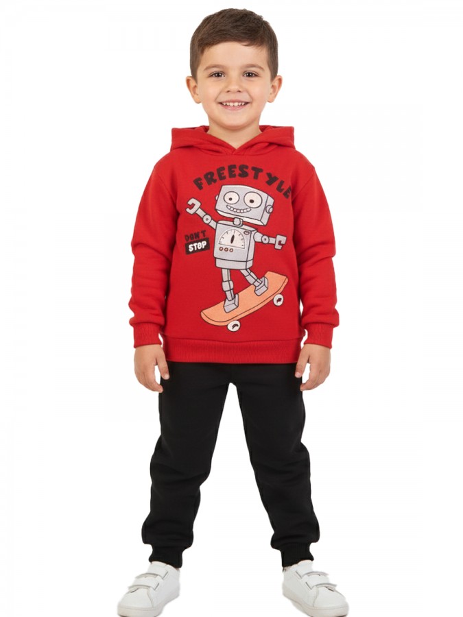 TRAX Παιδική Φόρμα για αγόρια 1-6 ετών #48930 Κόκκινο TRAX Παιδική Φόρμα για αγόρια 1-6 ετών #48930 Κόκκινο