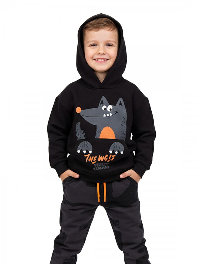 TRAX Παιδική Φόρμα για αγόρια 1-6 ετών #48935 Μαύρο TRAX Παιδική Φόρμα για αγόρια 1-6 ετών #48935 Μαύρο