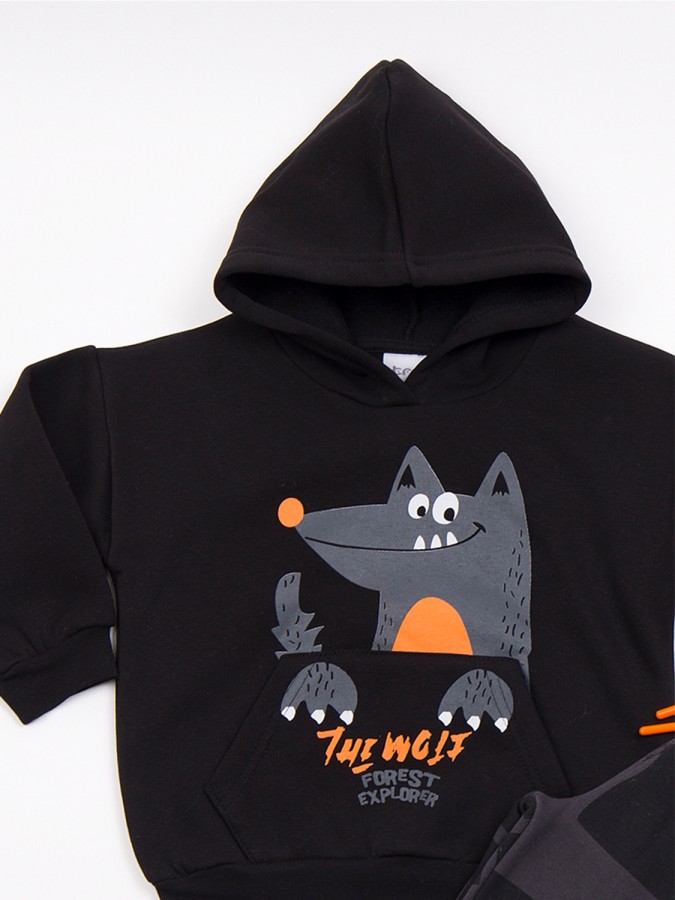 TRAX Παιδική Φόρμα για αγόρια 1-6 ετών #48935 Μαύρο TRAX Παιδική Φόρμα για αγόρια 1-6 ετών #48935 Μαύρο