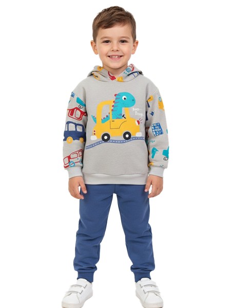 TRAX Παιδική Φόρμα για αγόρια 1-6 ετών #48936 Stone