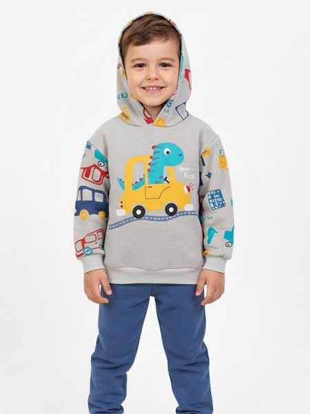 TRAX Παιδική Φόρμα για αγόρια 1-6 ετών #48936 Stone