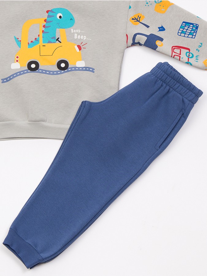 TRAX Παιδική Φόρμα για αγόρια 1-6 ετών #48936 Stone TRAX Παιδική Φόρμα για αγόρια 1-6 ετών #48936 Stone