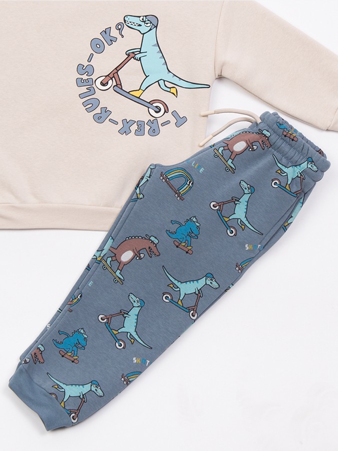 TRAX Παιδική Φόρμα για αγόρια 1-6 ετών #48927 Μπισκότο TRAX Παιδική Φόρμα για αγόρια 1-6 ετών #48927 Μπισκότο