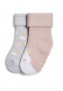 YSABEL MORA Βρεφικές Κάλτσες Ισοθερμικές Αντιολισθητικές σετ 2 ζεύγη #52822 Γκρι-Ροζ