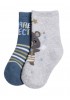YSABEL MORA Βρεφικές Κάλτσες Ισοθερμικές σετ 2 ζεύγη #52827 Γκρι-Μπλε