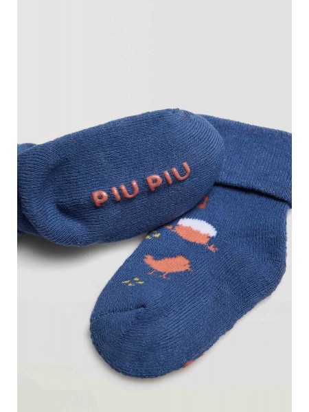 YSABEL MORA Βρεφικές Κάλτσες Ισοθερμικές σετ 2 ζεύγη #52828 Μπλε-Γκρι/μπλε