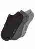 MEWE Kάλτσες ψηλές σετ 3 ζεύγη #Μαύρο- Ανθρακί- Γκρι