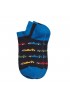 MEWE Kάλτσες ψηλές σετ 2 ζεύγη με σχέδιο Cars #0208 Μπλε-Μαύρο