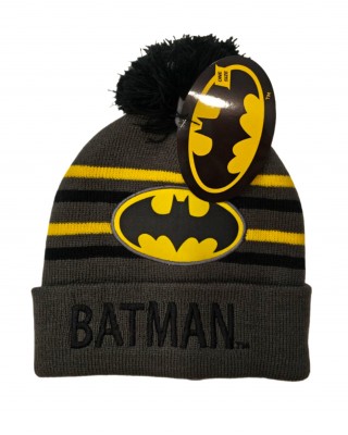 DISNEY Παιδικό Σκουφάκι Batman 3-10 ετών #0030-8 Γκρι